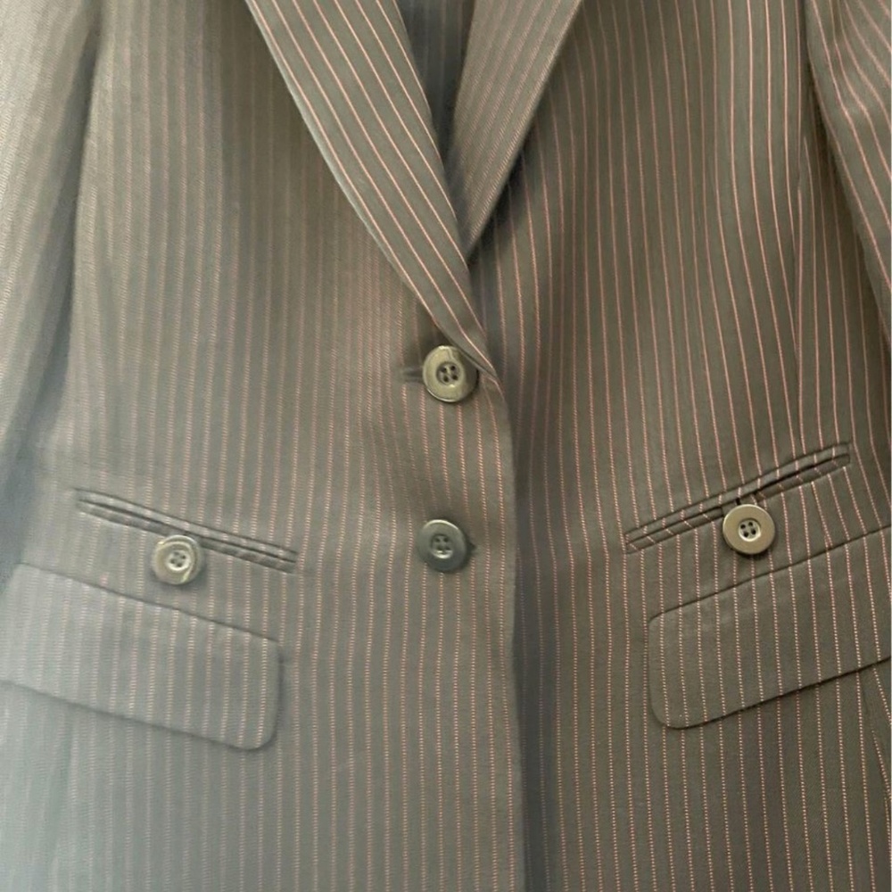 2 Pc Pin Stripped Suit